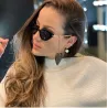 Gafas de solGafas de sol estilo ojo de gato - con cadena / corazón
