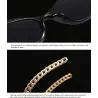 Gafas de solGafas de sol estilo ojo de gato - con cadena / corazón