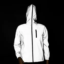 Reflekterende hettejakke - unisex