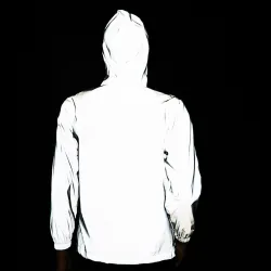 Reflecterend jack met capuchon - unisexJassen