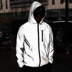 Reflekterende hettejakke - unisex