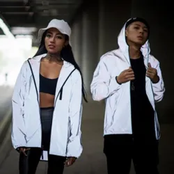 Reflektierende Kapuzenjacke - Unisex
