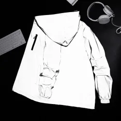 Reflektierende Kapuzenjacke - Unisex
