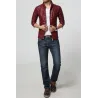 Slim leather jacket - with zippers / pocketsJackets