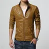 ChaquetasChaqueta de cuero delgada - con cremalleras / bolsillos