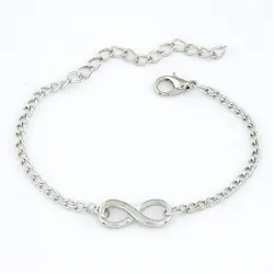 pulseira em forma de infinito
