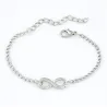 Bracciale a forma di infinito