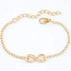 Bracciale a forma di infinito