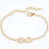 Bracciale a forma di infinito