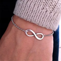 Infinity formet armbånd