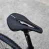 Cykelsadel med hul - åndbart blødt lædersæde