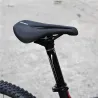 Cykelsadel med hul - åndbart blødt lædersæde