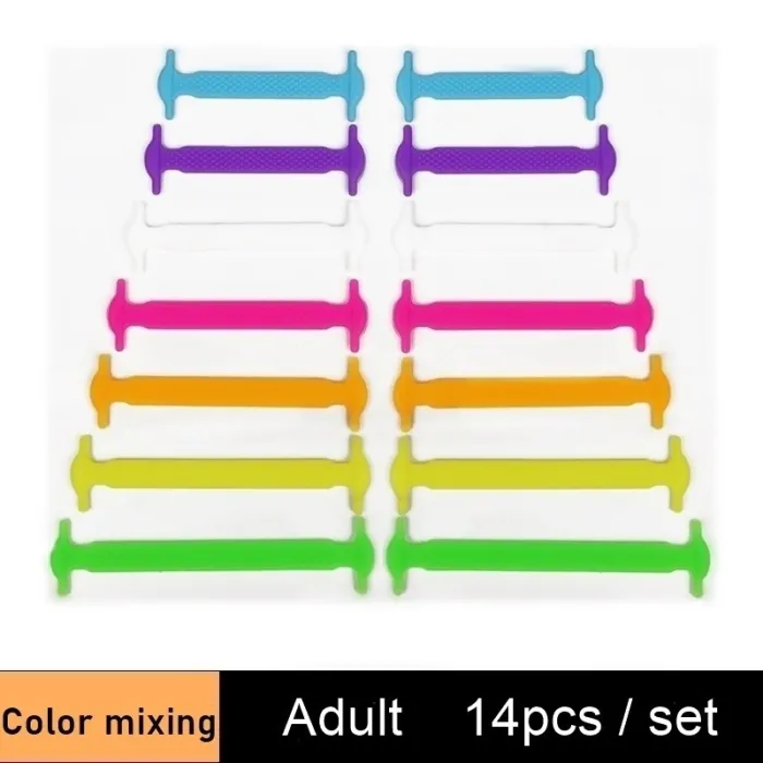 Lacets élastiques en silicone - sans attache