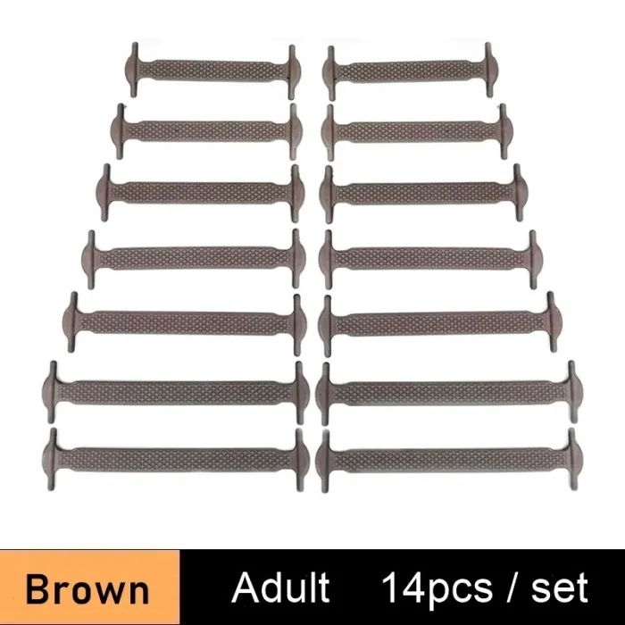 Lacets élastiques en silicone - sans attache