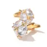 Boutons de manchette en cristal de luxe