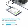 ORICO - 2,5 cala - przezroczysta obudowa HDD - z kablem - SATA do USB3.0External HDD case