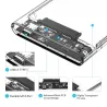 ORICO - 2.5 pouces - boîtier HDD transparent - avec câble - SATA vers USB3.0
