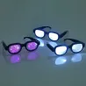 LED valaisevat lasit - punk tyyli - USB
