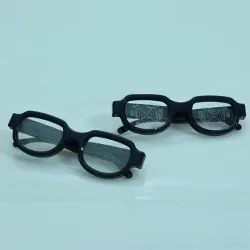 LED valaisevat lasit - punk tyyli - USB