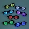 LED valaisevat lasit - punk tyyli - USB
