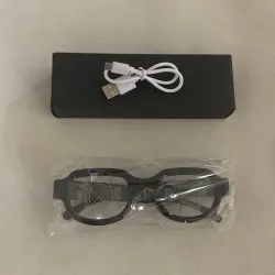 LED valaisevat lasit - punk tyyli - USB