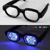LED valaisevat lasit - punk tyyli - USB