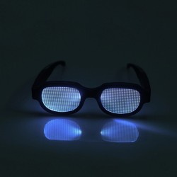 Óculos luminosos LED - estilo punk - USB