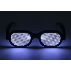 LED valaisevat lasit - punk tyyli - USB