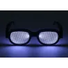 LED valaisevat lasit - punk tyyli - USB