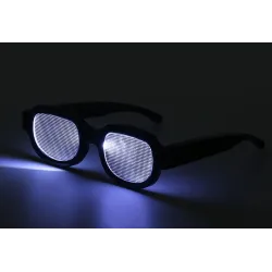 LED valaisevat lasit - punk tyyli - USB