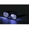 LED valaisevat lasit - punk tyyli - USB