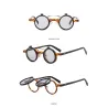 Small round sunglasses - flip lens - UV400Sunglasses