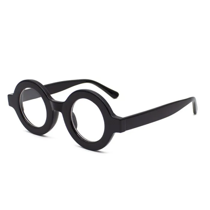 Lunettes de soleil rondes rétro - verres transparents
