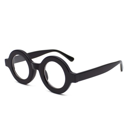 Retro runde solbriller - klare linser