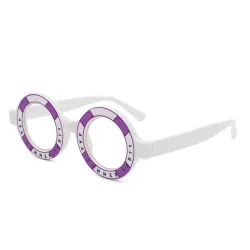 Gafas de solGafas de sol redondas retro - lentes transparentes