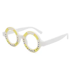 Gafas de solGafas de sol redondas retro - lentes transparentes