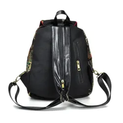 Canvas-Rucksack - buntes Ethno-Design