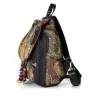 Canvas-Rucksack - buntes Ethno-Design