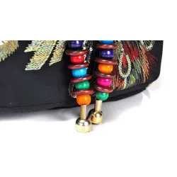 Canvas-Rucksack - buntes Ethno-Design