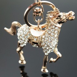 Crystal horse - keychainKeyrings