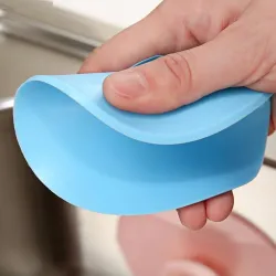 Bouchon d'évier en silicone - drain circulaire
