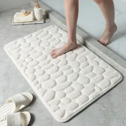 Sklisikker baderomsmatte - memory foam - 40 * 60cm
