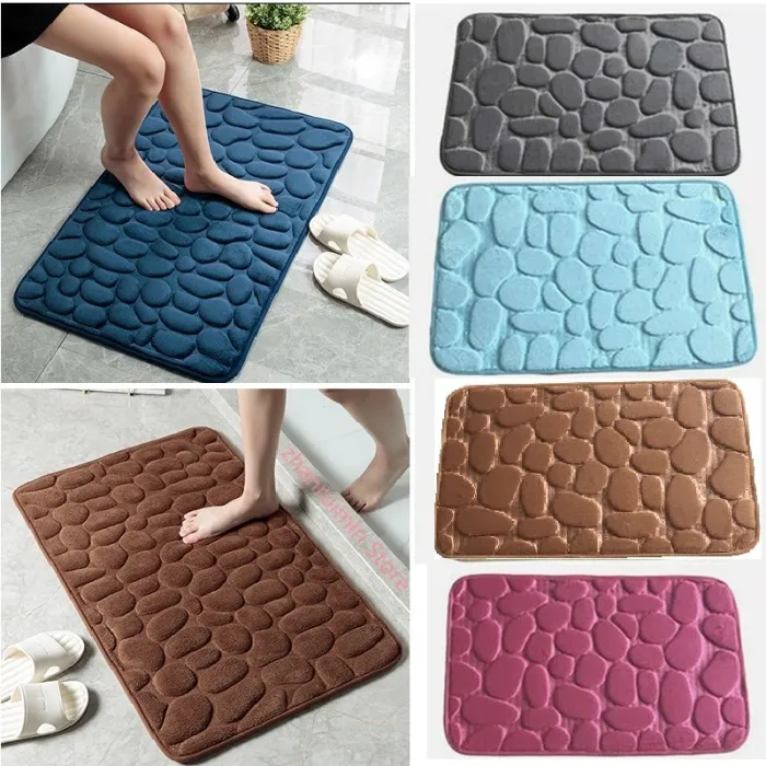 Tapis de bain antidérapant - mousse mémoire - 40*60cm