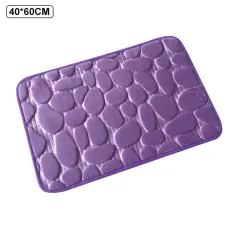 Tapis de bain antidérapant - mousse mémoire - 40*60cm