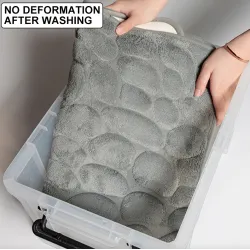 Tapis de bain antidérapant - mousse mémoire - 40*60cm