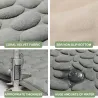 Tapis de bain antidérapant - mousse mémoire - 40*60cm