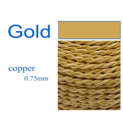 Vintage gedraaide geweven stof - gevlochten elektriciteitsdraad - hanglamp snoer - 3 adersVerlichting