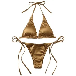Seksikäs bikinisetti - metallinen väriefekti