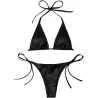Baño y ropaConjunto de bikini sexy - efecto de color metalizado