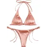 Seksowny komplet bikini - efekt metalicznego koloruStroje Kąpielowe